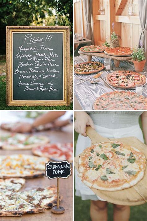 Pizza Buffet A Delicious New Wedding Foodie Trend See More Great