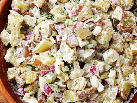 Because they have a thinner skin, they're easy to peel after boiling and taste creamier, a little one of the biggest potato salad controversies is do you cut potatoes before boiling for potato salad? Best Potato Salad | HGTV