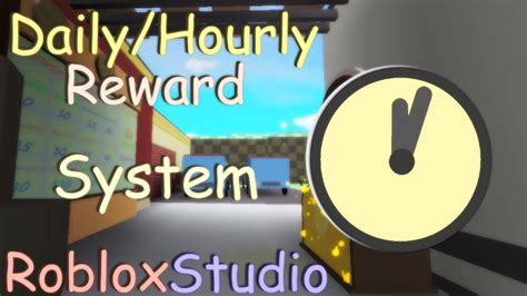 Dailyhourly Reward System Tutorial Roblox Youtube
