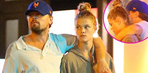 How Cute Leonardo Dicaprio Cuddles Girlfriend Nina Agdal Before Car