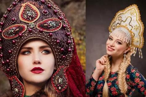 russian traditional clothing for male and female textile details
