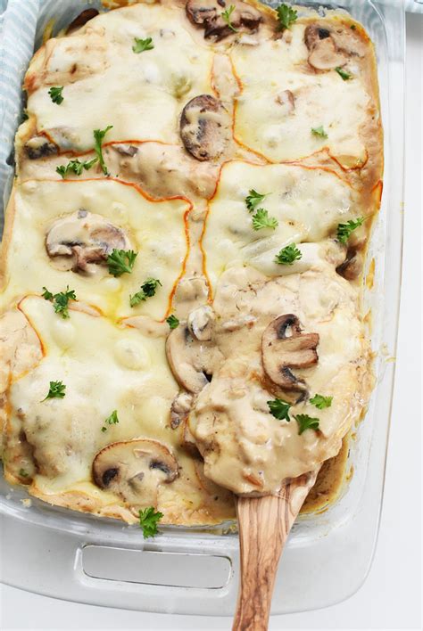 View top rated campbell s soup chicken and rice recipes with ratings and reviews. Cream of Mushroom Chicken Bake with Cheese | Sizzling Eats