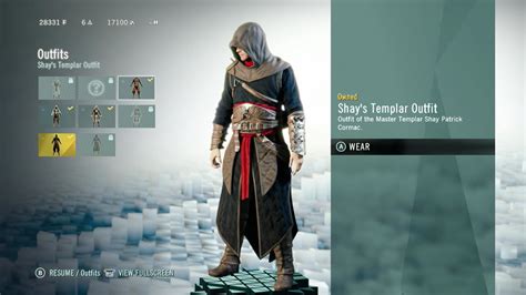 Assassin S Creed Unity Shay S Templar Outfit Location YouTube