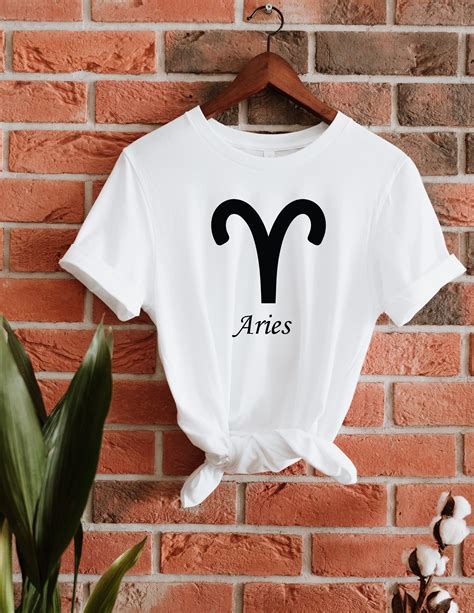 Aries T Shirt Zodiac Sign T Shirt Astrology T Shirt Aries Etsy