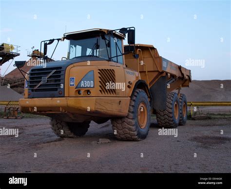 Volvo A30d Articulated Dump Truck Uk Stock Photo Alamy