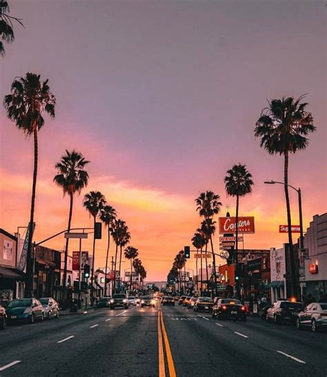Cali Vibes Los Angeles Wallpaper Sky Aesthetic California Sunset
