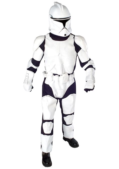 Deluxe Ep2 Clone Trooper Costume Adult Halloween Star
