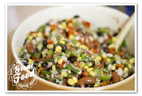 Fiesta Bean Salad - KinFolk Recipes | Recipe | Bean salad recipes, Bean salad, Salad recipes