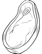 Meat coloring pages | Free Coloring Pages