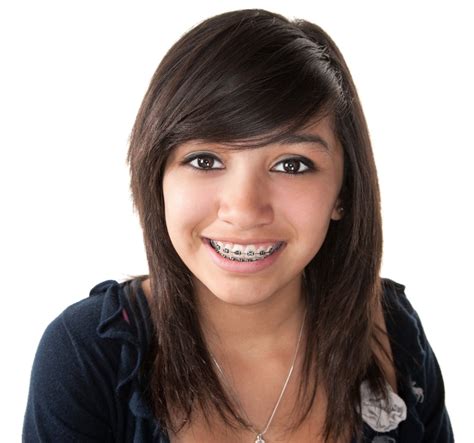 Young Girls With Braces Facial