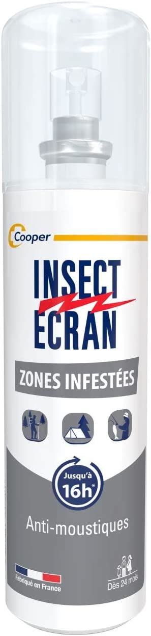 Insect Ecran Anti Moustiques Spray R Pulsif Peau Protection