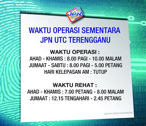 Permohonan lanjutan pas lawatan kerja sementara (eplks)online renewal application for plks (eplks) Jabatan Pendaftaran Negara Putrajaya Waktu Operasi / Jpn ...