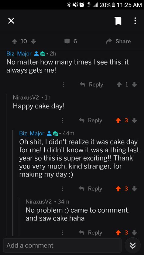 kind user reminds me that it s my cake day r cakeday