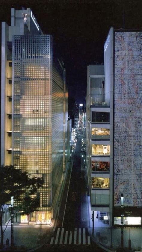 Renzo Piano Maison Hermés Tokyo Japan 2001 Architecture Portfolio