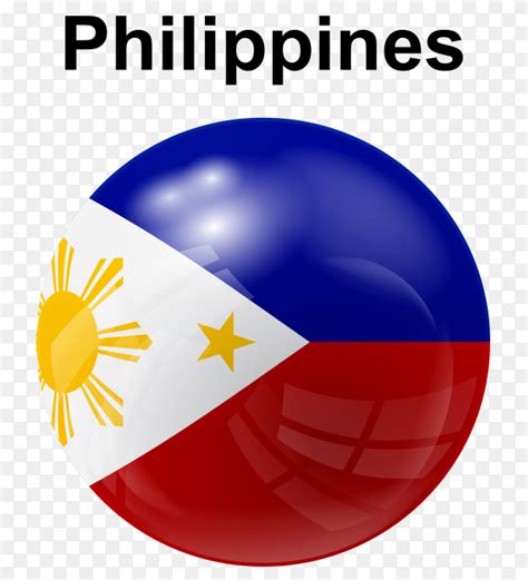Circle Glossy Flag Philippines Transparent Png Similar Png