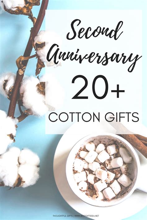 Ideally, the perfect wedding gifts for couples should be accompanied by a thoughtful message of congratulations. Second Wedding Anniversary Gift Guide: Cotton Gift Ideas ...