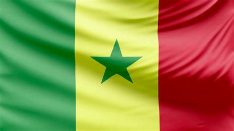 Realistic Senegal Flag In Stunning 4k Stock Motion Graphics Sbv