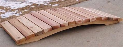 Build A Foot Bridge Free Woodworking