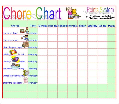 5 Best Images Of Free Printable Blank Work Duty Chart Templates Daily