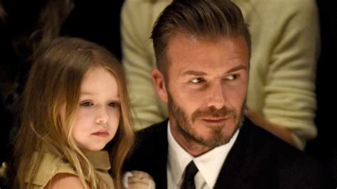 David Beckham Defends Daughter Harpers Pacifier Cnn