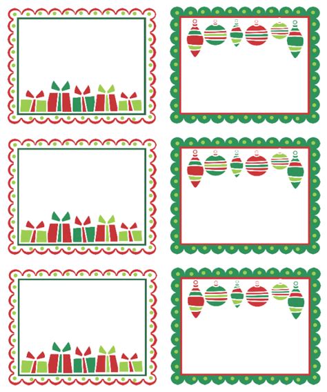 Printable Christmas Shipping Labels Free Printable Templates