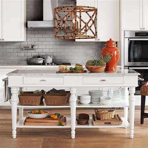 Larkspur Marble Top Kitchen Island Williams Sonoma Au