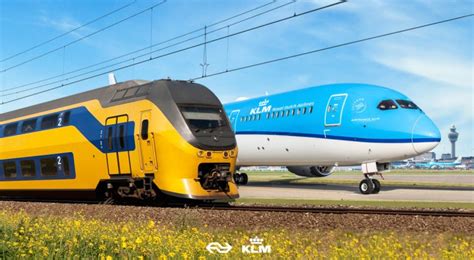 klm wil trein vaker als alternatief voor korte vlucht insideflyer