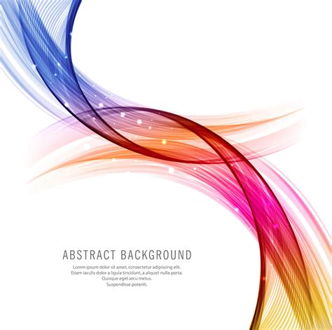 Abstract Colorful Wave Design Background 257597 Vector Art At Vecteezy