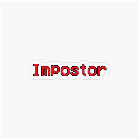 impostor among us by ind3finite redbubble in 2020