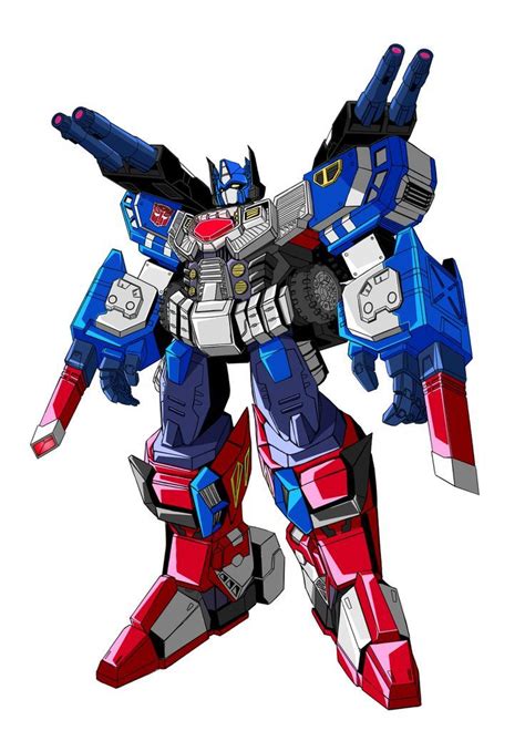 Optimus Prime With Wing Saber Battle Mode Transformers Energon Transformers Artwork