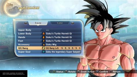 Cabbe, frost, champa, vados, goku black. How to make Goku in dragon ball xenoverse 2 - YouTube