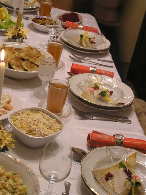 Traditional Polish Christmas Table 12 Dishes It Is An Ab Flickr