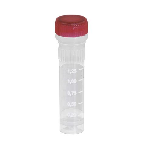 Sarstedt 2ml Sterile Screw Cap Micro Tube With Conical Skirted Base And