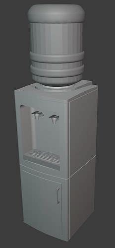 Water Cooler Free 3d Model Cgtrader