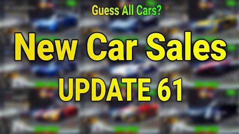 New UPDATE 61 Sales New Tokens Sale Asphalt 8 New Car Sales