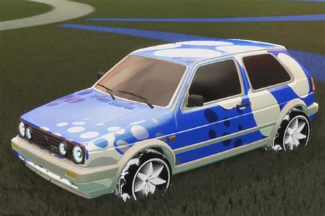 Rocket League Lime Volkswagen Golf Gti Design With Lime Spotdrop And Lime