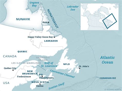 Atlantic Canada Where We Work Oceans North