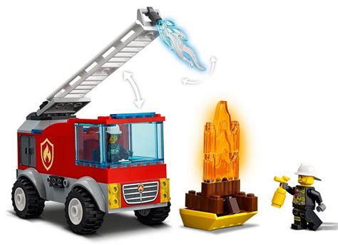 Lego City 60280 Pas Cher Le Camion Des Pompiers Avec échelle