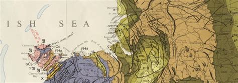 Tectonic Map Of Great Britain And Northern Ireland Geological Survey 1966