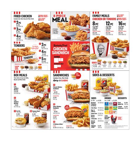 KFC South Africa Menu Updated Prices 2024