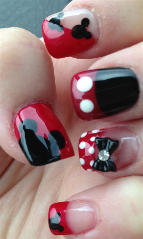 Mickey Nail Design Had These Done For Our Last Trip To Disney World Fancy Nails Love Nails