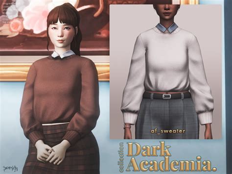 Dark Academia Collection At Serenity 187 Sims 4 Updates