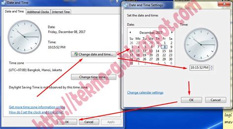 Cara Mudah Ganti Jam dan Tanggal Komputer atau Laptop di Windows