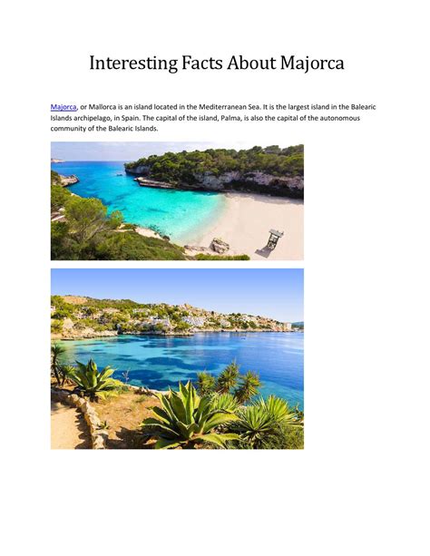 Interesting Facts About Majorca By Traveleze Issuu