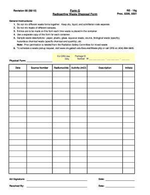 Disposal Form Fill Online Printable Fillable Blank Pdffiller