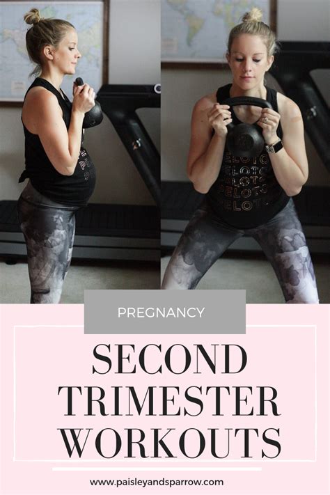Second Trimester Workouts Paisley Sparrow
