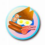 Breakfast English Clipart Transparent Plate Bacon Meal