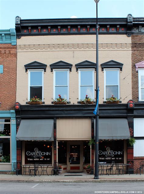 Historic Storefront Design Cafe Bonin Downtown Campbellsville