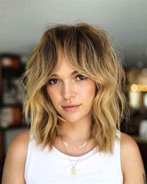 53 Popular Medium Length Hairstyles With Bangs In 2021 Lawrence