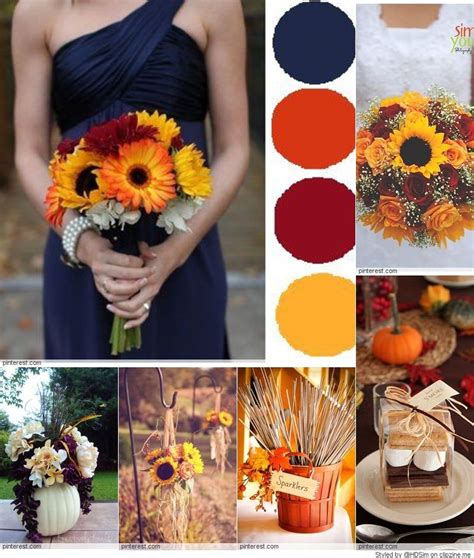 18 Ideas Fall Wedding Colors With Sunflowers